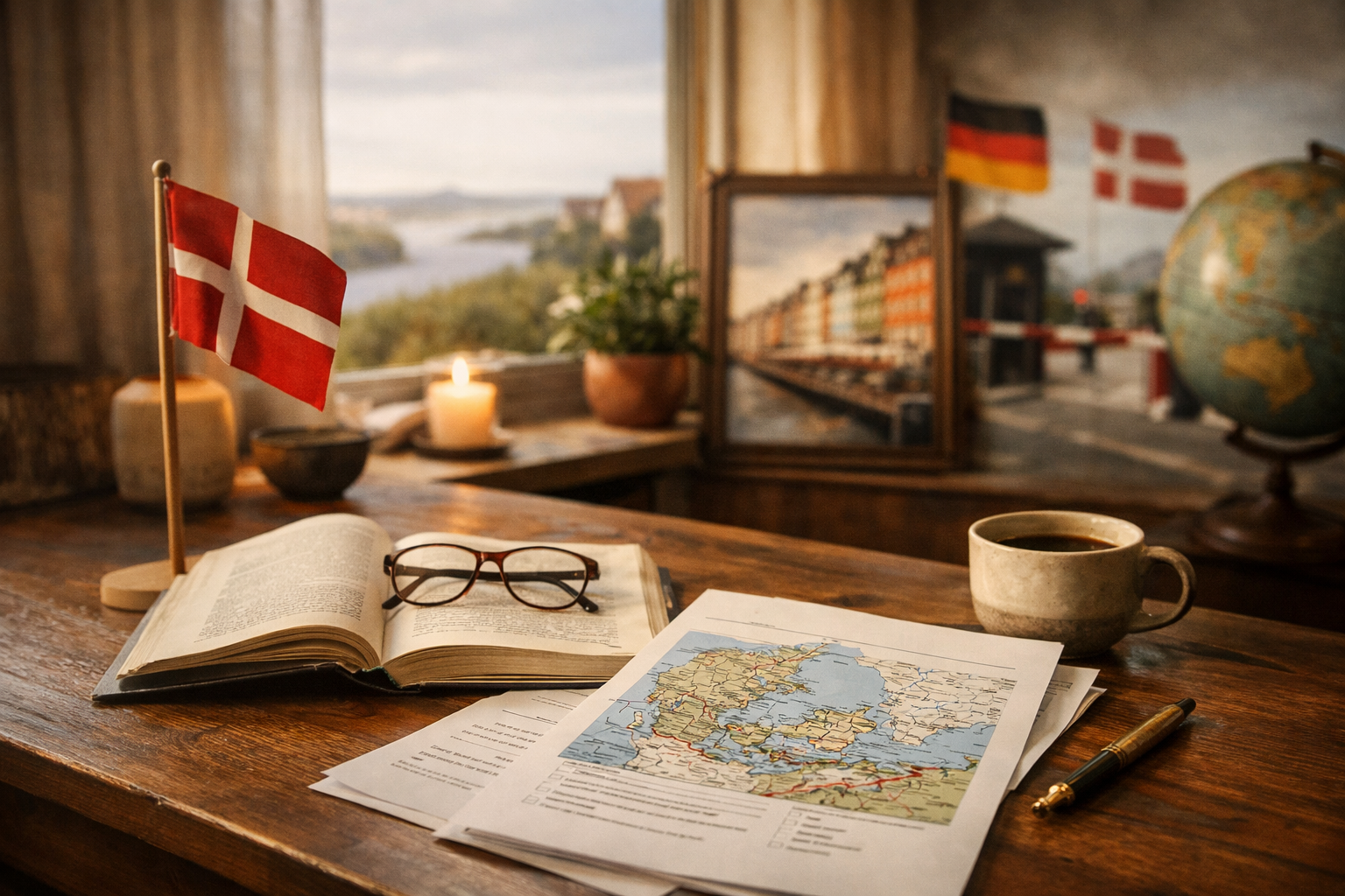 Danmarks eneste landegrænse: Den tysk-dansk grænse